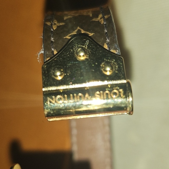 Authentic Louis Vuitton Nano Monogram Bracelet - Brown and Gold - Picture 9 of 9